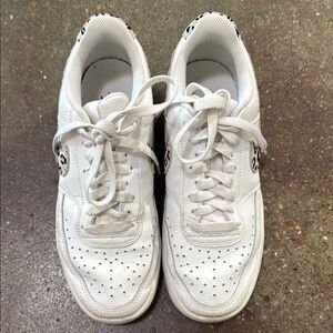 Nike White Perforated Sneakers